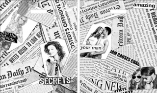 Пакет ВУР 38*47см /60 мкм Газетный микс 1 шт