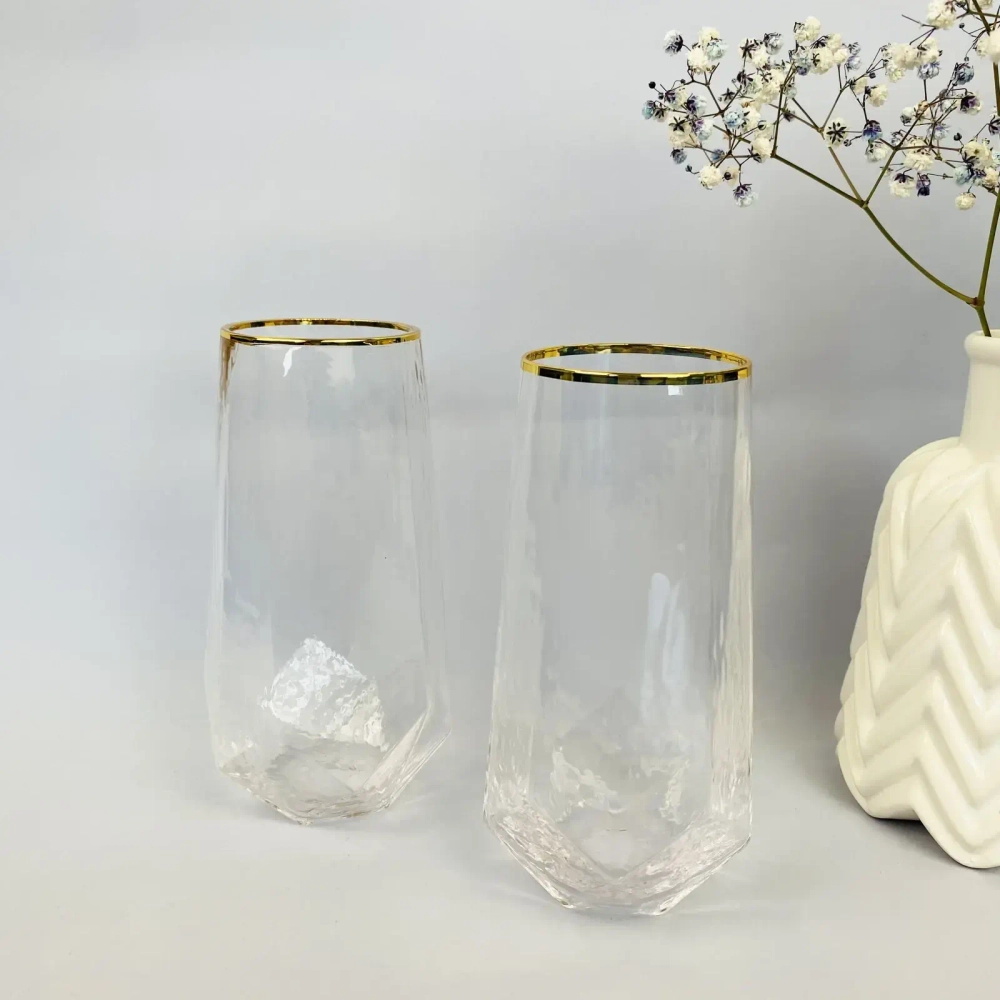 Стакан 400мл «ICE CRYSTAL» в наборе 4шт, прозрачный