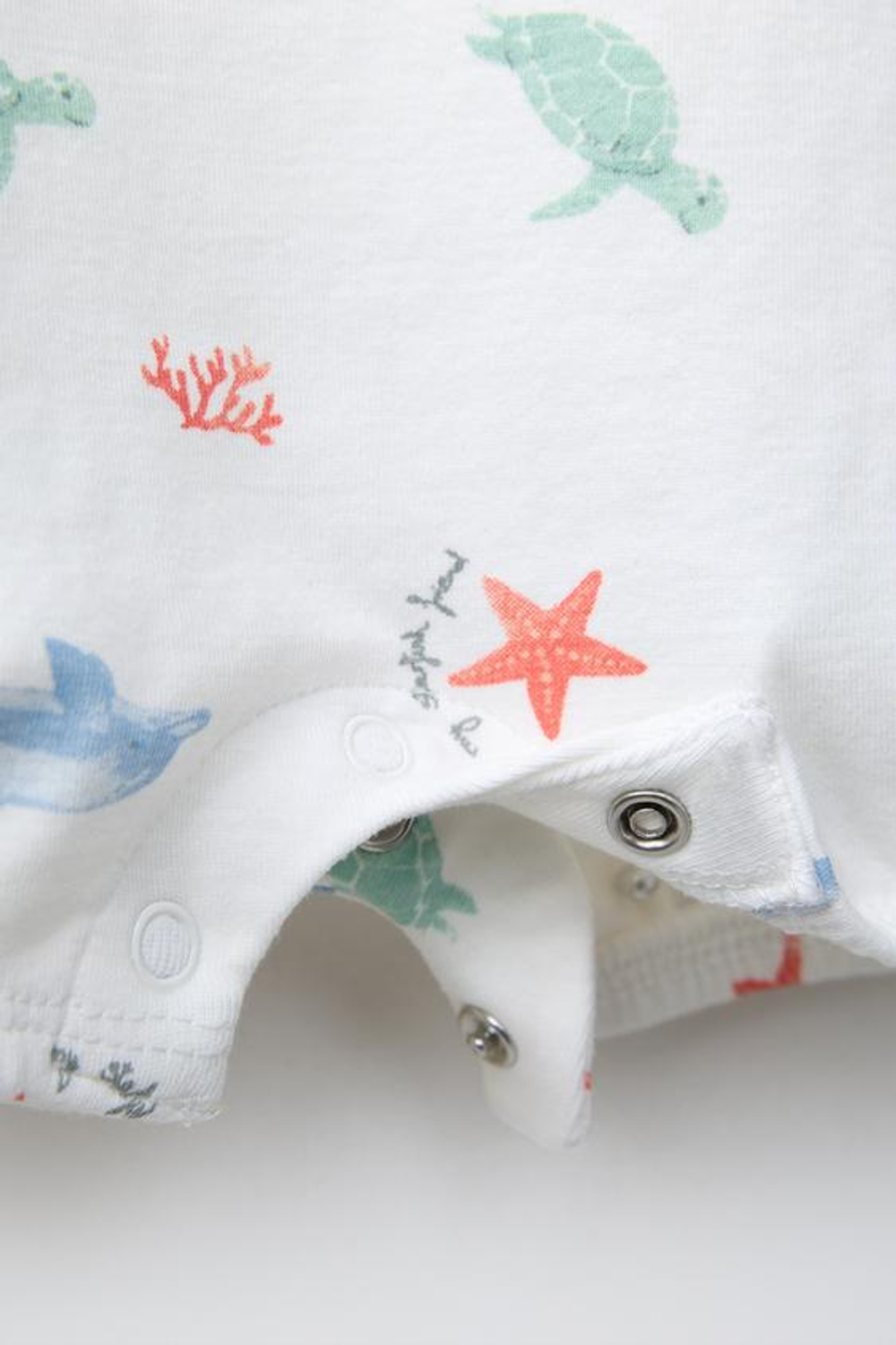 ZARA НАБОР ИЗ 2 КОМБИНЕЗОНОВ С МОРСКИМ ПРИНТОМ, ЭКРЮ