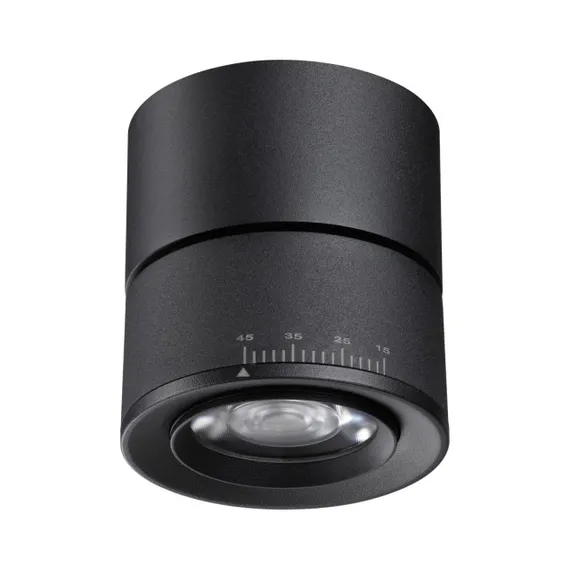 358946 OVER NT22 362 черный Светильник накладной светодиодный IP20 LED 4000К 18W 220V EDDY