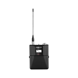 Shure QLXD1 — цифровой поясной передатчик (литой алюминий, 24 бит, AES-256)