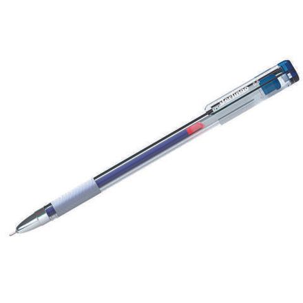 Ручка гелевая Berlingo Standart, синяя, 0.5мм, стержень игла, резиновый грип