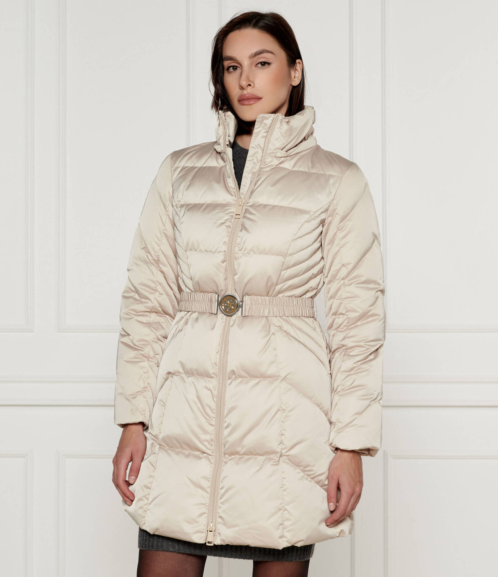 Пуховое пальто NEW OLGA GUESS - бежевый(W4BL40 WEX52)