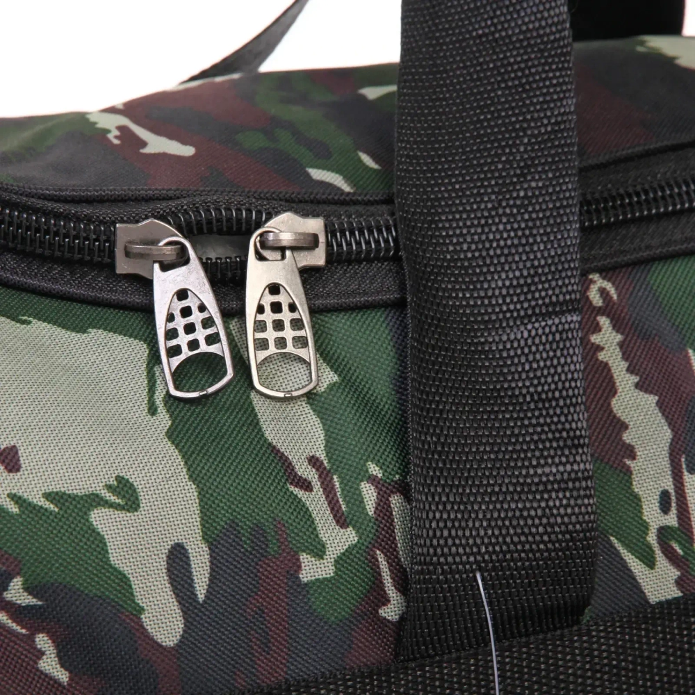 Сумка дорожно-спортивная «KANADA», цвет зеленый, хаки, 4 кармана, 27л, 60*34*25см (без лого)