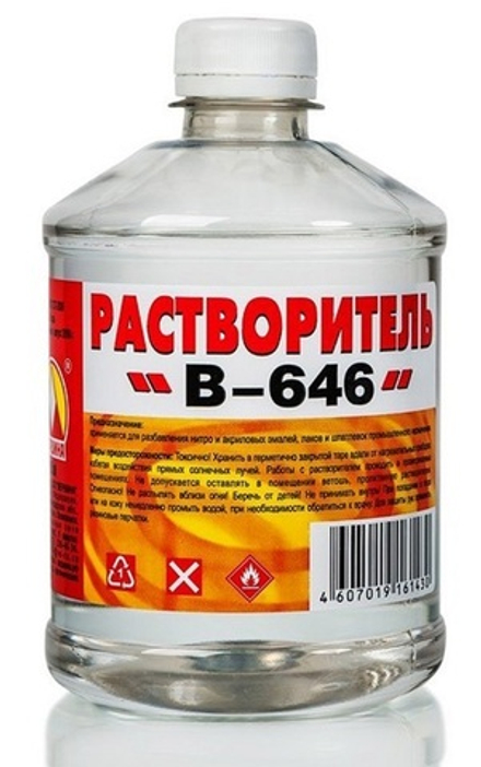 Растворитель B-646 0,5л Вершина