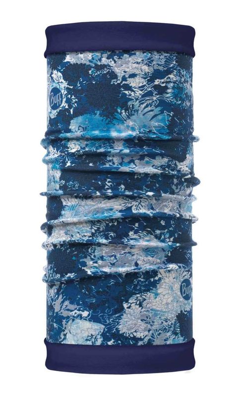 Шарф-труба с флисом двухсторонний Buff Polar Reversible Winter Garden Blue Фото 1