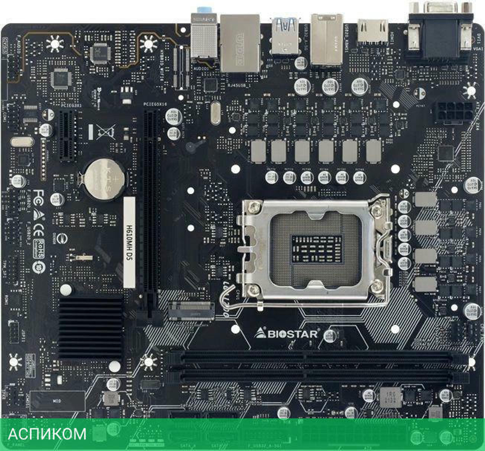 Материнская плата Biostar H610MH D5 DDR5