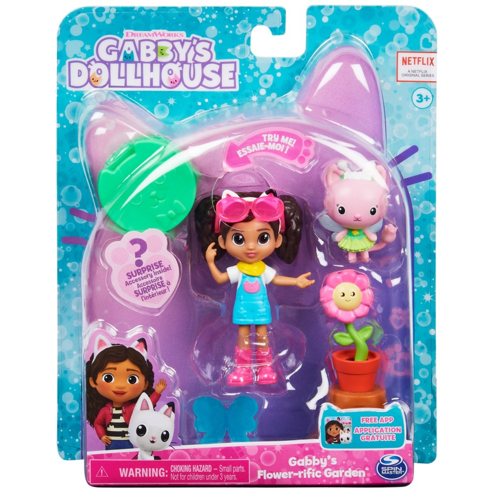 Koci Domek Gabi - Кошачий домик Габи - Цветущий сад Набор с фигуркой котика и аксессуарами 20133471