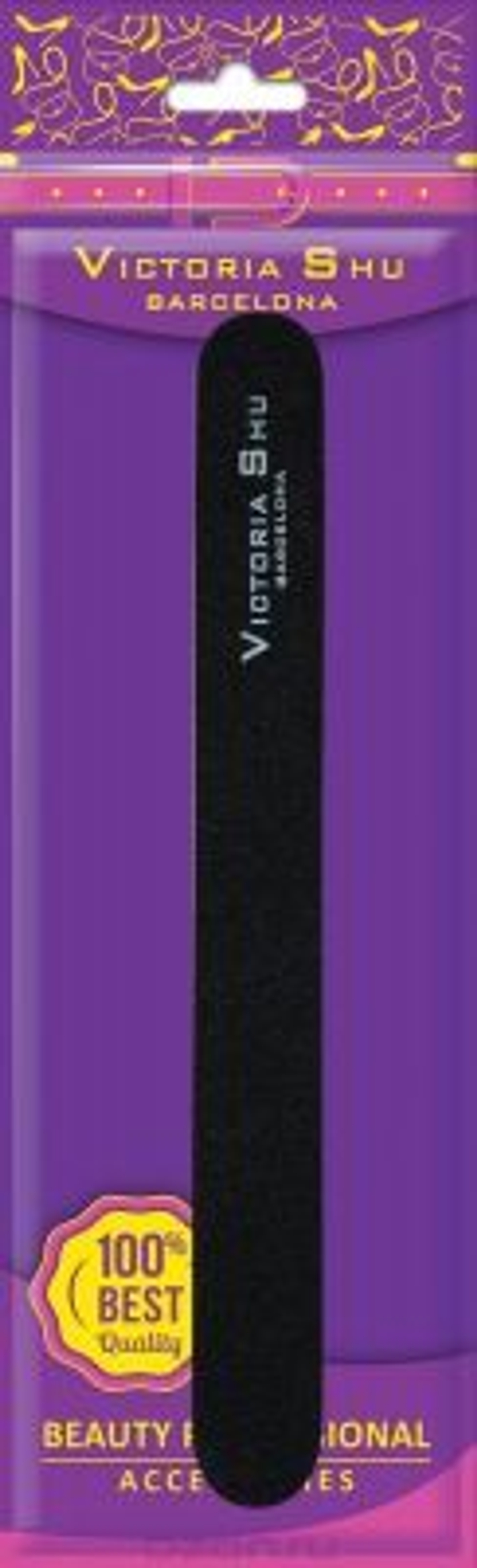 Victoria Shu Пилочка для ногтей Прямая, F302, 15 гр