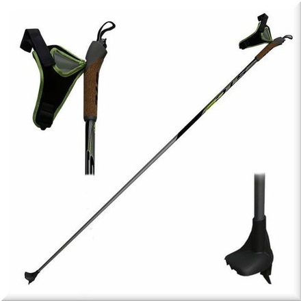 Палки лыжные STC AVANTI RS (100% уголь)