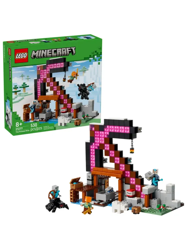 Конструктор Minecraft 21277 Шахта с киркой