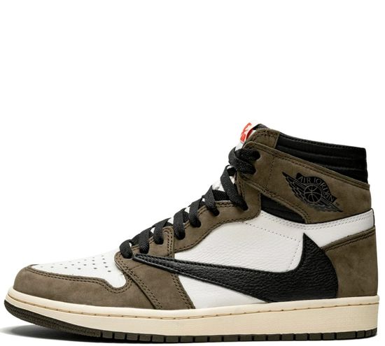 Кроссовки Nike x Travis Scott Air Jordan 1 High с мехом