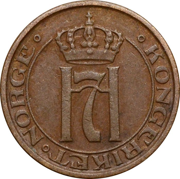 1 эре 1908-1952 Норвегия XF