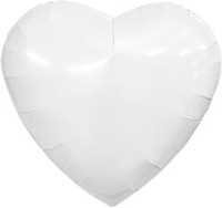 Сердце 36" Белый Agura