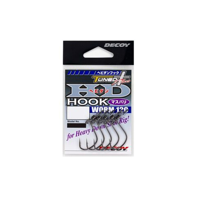 Крючок Decoy одинарный Worm 120 HD Hook Masubari #2 (в упаковке 5 штук)