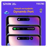 Смартфон TECNO Spark 20C (BG7n) 4/128GB Gravity Black