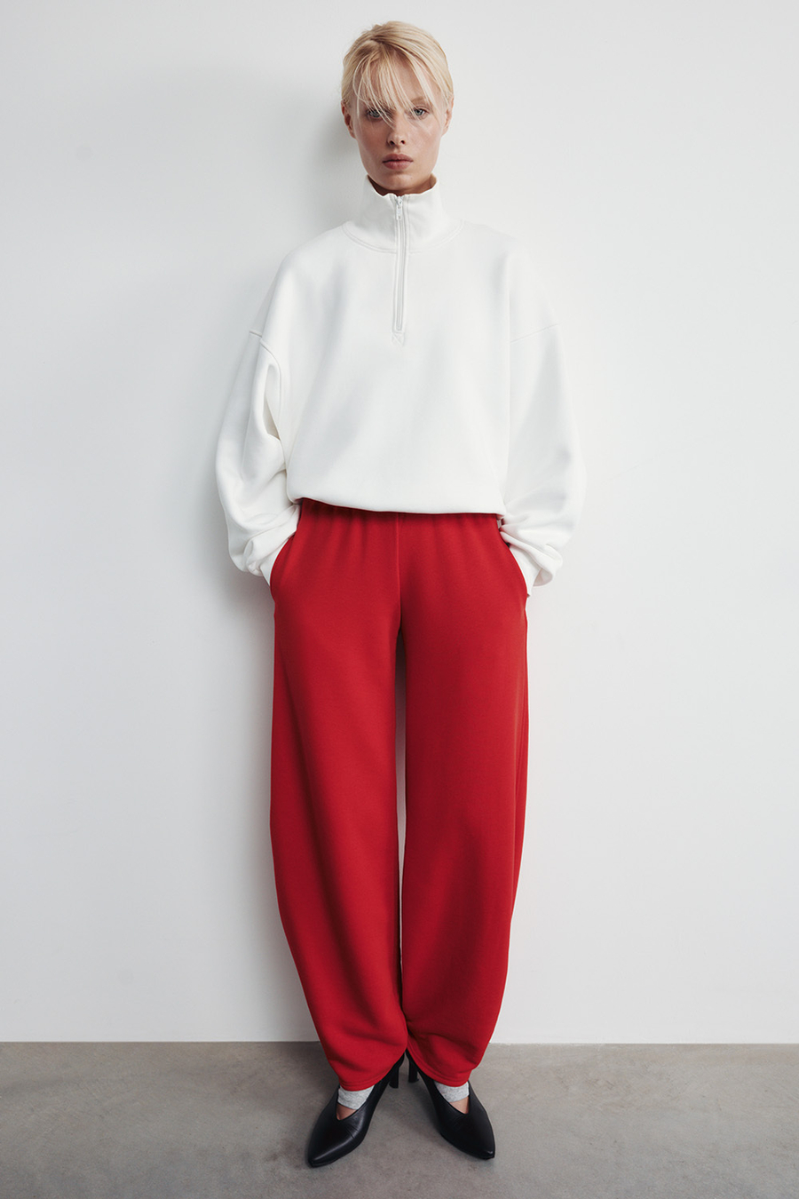 Штаны бананы Красный