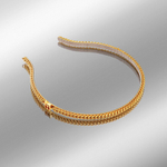 Balmain Hair Couture Золотой ободок косичка Pont Des Arts Chain​ Headband Small