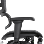 Кресло FALTO Ergohuman Ultra с подножкой ( чёрный каркас /сетка чёрный T-168-B1 Black )