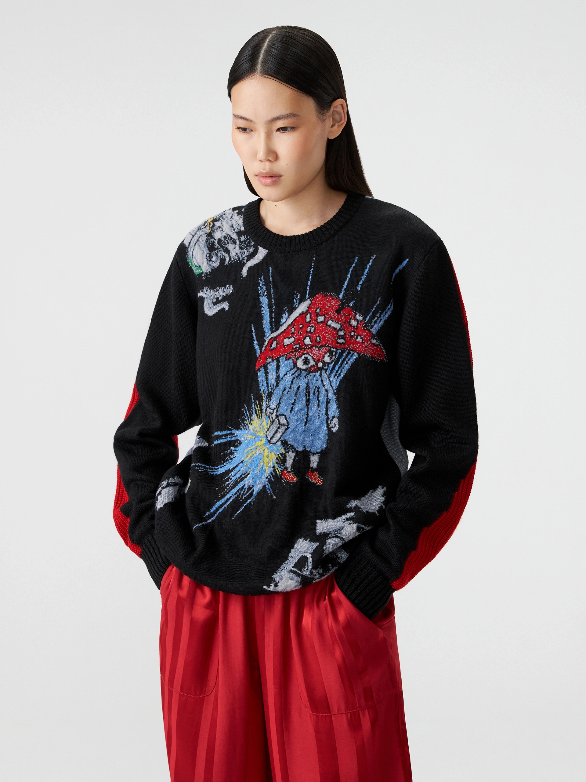 Свитер с принтом