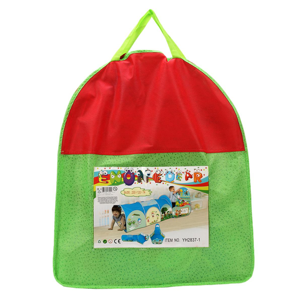 Палатка-туннель с бассейном, сумка 2837-1