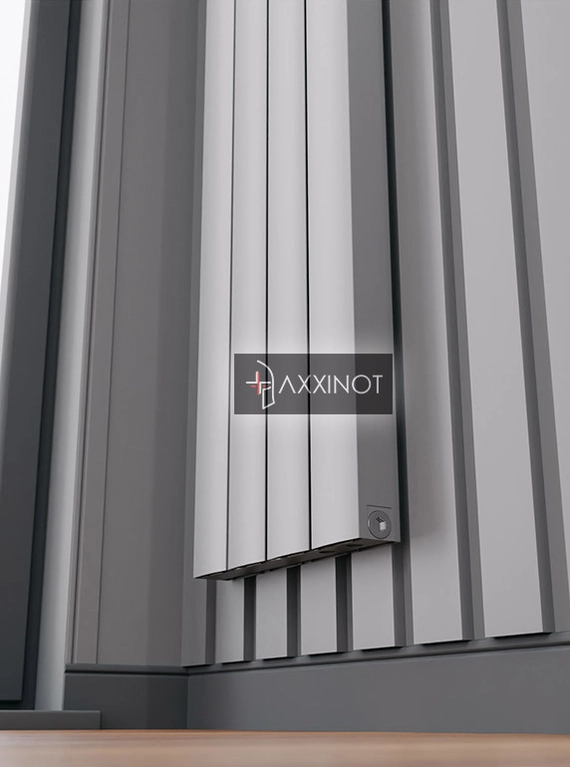 Axxinot Barkas V 2500 - вертикальный алюминиевый радиатор высотой 2530 мм