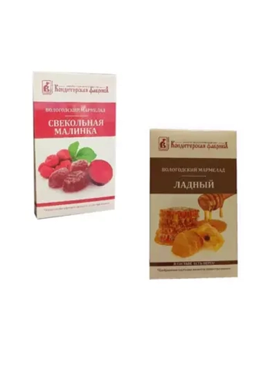 Мармелад Свекольная малинка и Ладный