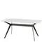 Обеденный стол Scarlet 160х80 см, светло-серая керамика