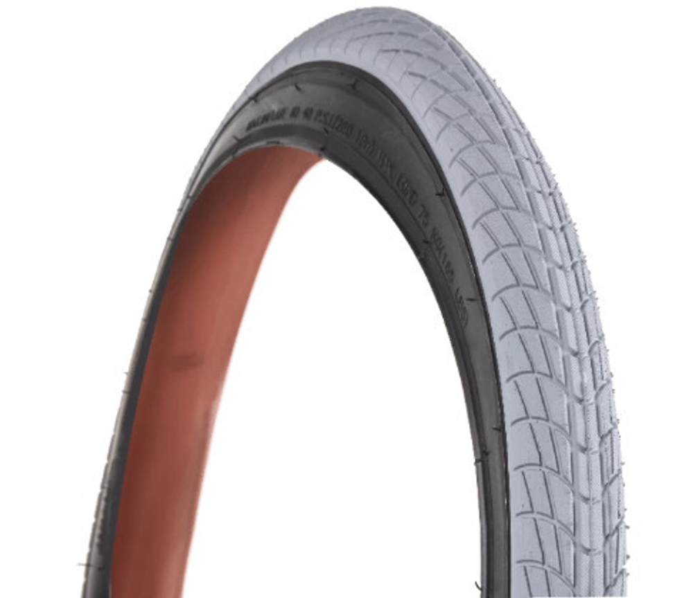 Покрышка BMX WANDA P-1023 20"x2.35" серый/чёрная боковина,34882