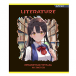 Комплект предметных тетрадей А5 48л., 10 предметов, со справ матер, скрепка, мелов. картон (стандарт), блок офсет, Alingar "Anime style"