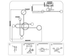 Ambrella Потолочный светодиодный светильник со сменной лампой и пультом управления LineTech FL66229