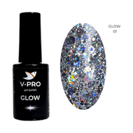 01 Гель-лак Glow V-PRO 8мл