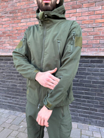 Тактический демисезонный костюм / softshell / олива