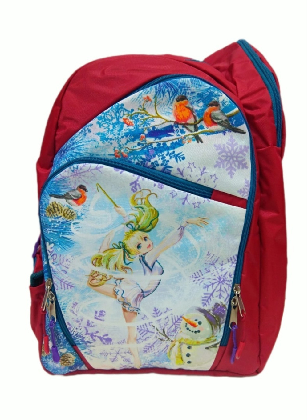 Снежинка	Красный/бирюзовый