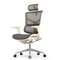 Кресло EXPERT 2 SAIL HSAM 01-G (подлокотник 6D(360), подголовник 5D,сетка серая / каркас светлый)