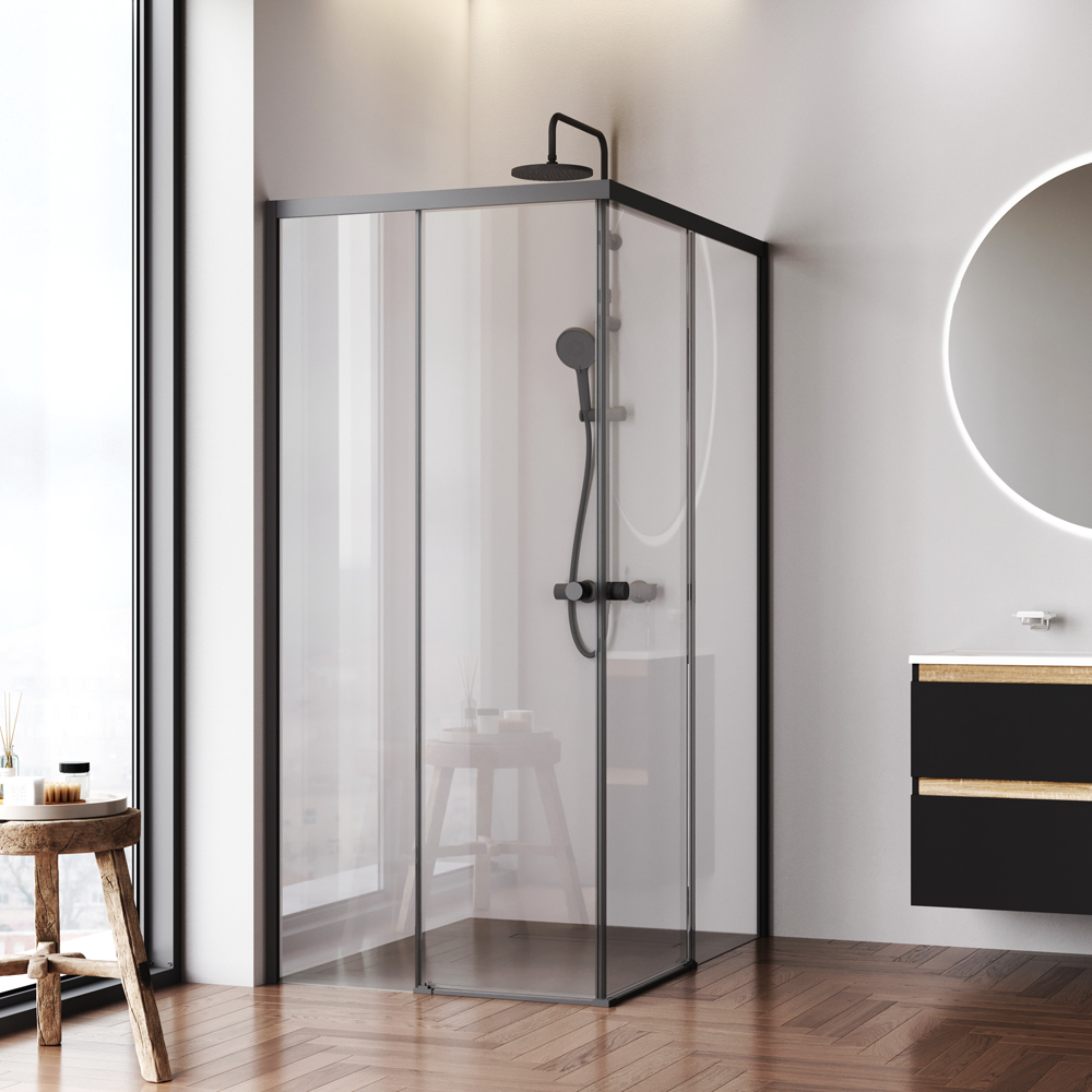 Душевое ограждение 120x90 см, без поддона AM.PM X-Joy W94G-403-120290-BT1K