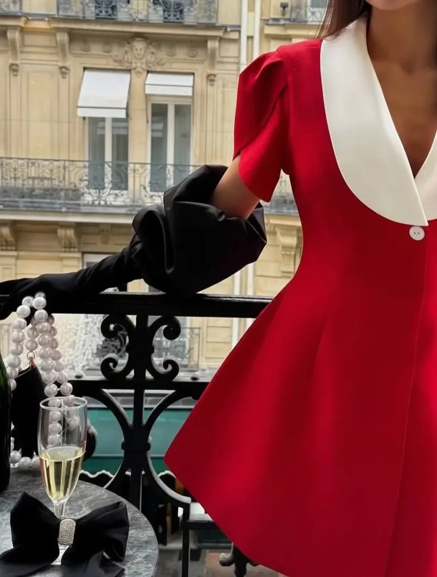 Платье Жакет Вам и не снилось, Красный