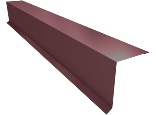Торцевая планка(ветровая)  60х100х2000 RAL 8017 коричневый