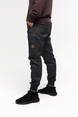 Dark grey mtltyary trousers