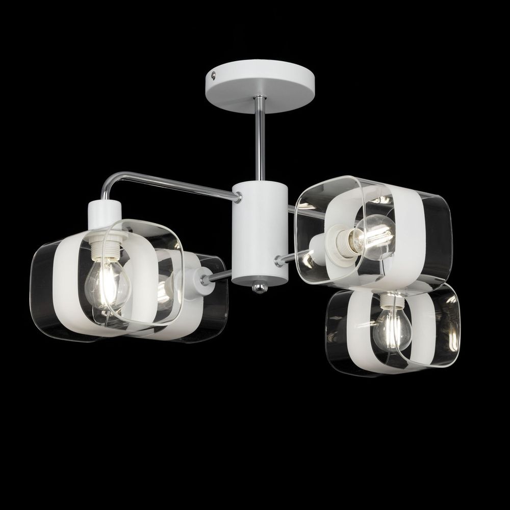 Citilux Бертон CL140140 Люстра потолочная Белая