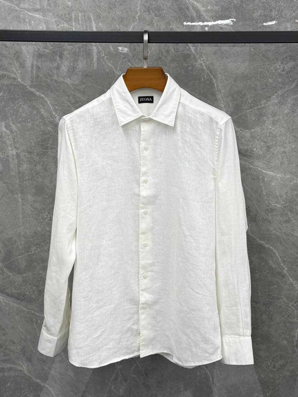 Льняная рубашка Zegna