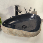 Раковина из речного камня RS-65234 56*41*15 0862