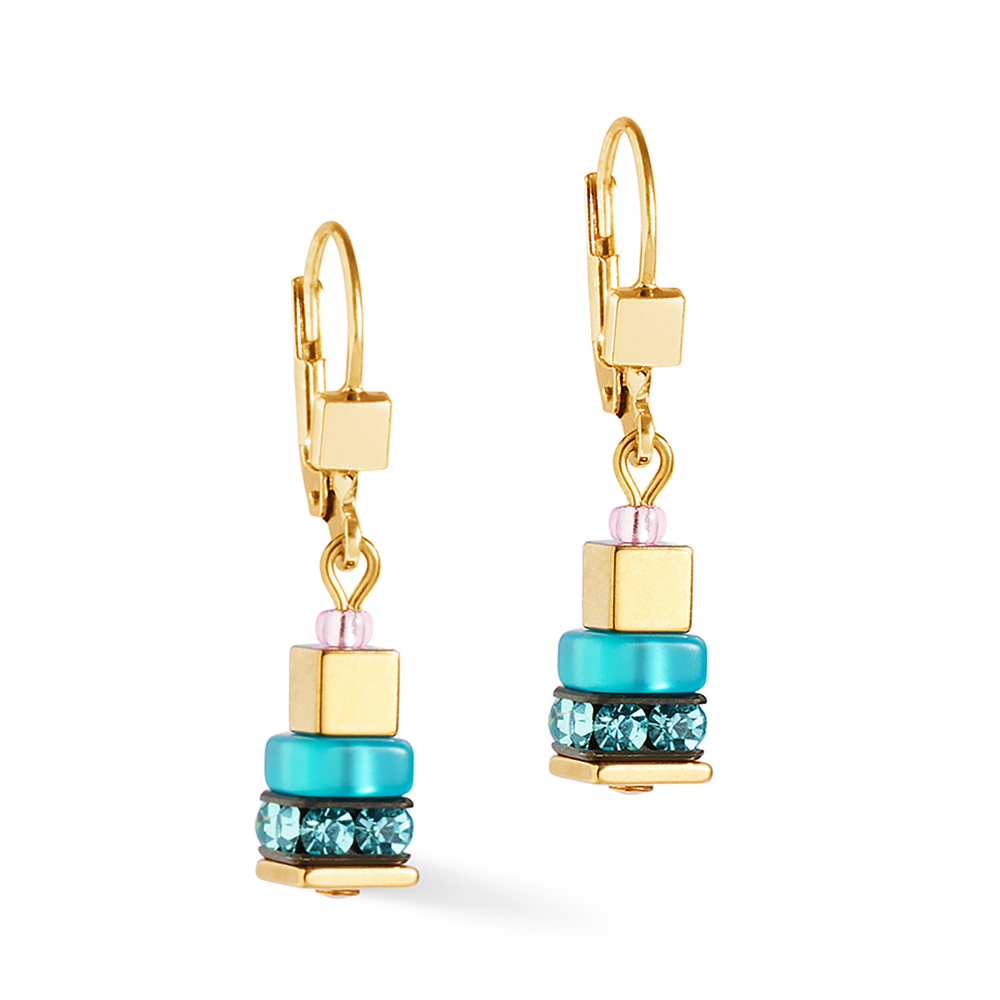 Серьги Coeur de Lion Multicolour Gold 4413/20-1516