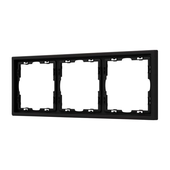 Рамка пластиковая FRM-NOBE-SFPL-3-BK Arlight 054220