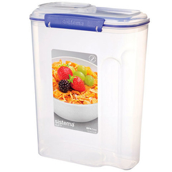Контейнер для хлопьев 4.2л Sistema Klip It синий