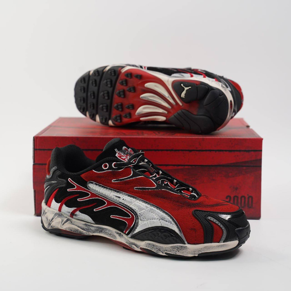 Кроссовки Puma x Asap Rocky #B179 (крас.)