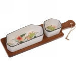 Соусники в наборе 2шт 28см «Цветочная феерия»