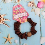 Резинка для волос 1шт «Кокетка - Aks Bambina Shambhala», микс два цвета, d-5см