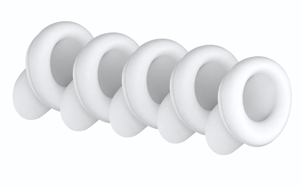 Комплект из 5 сменных насадок Number Two Climax Tips (Цвет: белый)