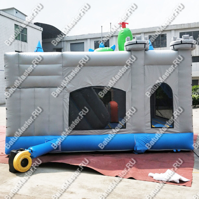 Коммерческий надувной батут "Крепость дракона"